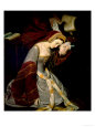 Anne Boleyn (1507-36) in the Tower, Detail, 1835 Giclée-Druck von Edouard Cibot