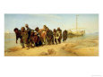 The Boatmen on the Volga, 1870-73 Lámina giclée por Ilya Efimovich Repin