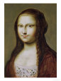 Portrait of a Woman Inspired by the Mona Lisa