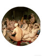 The Turkish Bath, 1863 reproduction procédé giclée par Jean-Auguste-Dominique Ingres