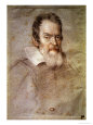 Portrait of Galileo Galilei (1564-1642) Astronomer and Physicist Lámina giclée por Ottavio Mario Leoni