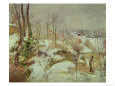 Snow Scene Giclée-Druck von Camille Pissarro