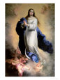 L'immaculée conception reproduction procédé giclée par Bartolome Esteban Murillo