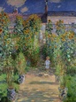 Monet's Garden at Vetheuil (Monet) Posters