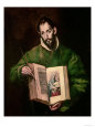 St. Luke reproduction procédé giclée par El Greco
