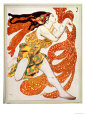 Costume Design for a Bacchante in 