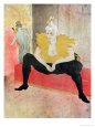 La Clowness Looks Around, Madamoiselle Cha-U-Kao reproduction procédé giclée par Henri de Toulouse-Lautrec