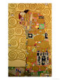 El abrazo Lámina giclée por Gustav Klimt