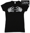 Donna: The Misfits - Mani scheletriche - Babydoll T-shirt