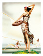 Hawaiian Woman in Sarong Lámina giclée por Gill