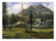 Sierra Nevada Mountains reproduction procédé giclée par Albert Bierstadt