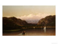 Highlands of the Hudson, View Near West Point, 1872 Gicleetryck av Lemuel Maynard Wiles