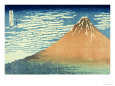 Fine Wind, Clear Morning Lámina giclée por Katsushika Hokusai