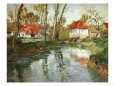 La Laita a Quimperle Gicleetryck av Fritz Thaulow