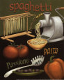 Spaghetti Kunsttryk af Daphne Brissonnet