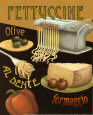 Fettuccine Kunsttryk af Daphne Brissonnet
