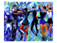 Joyful Dance reproduction procédé giclée par Diana Ong