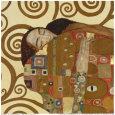 Fulfillment, Stoclet Frieze, c.1909 (detail) Kunstdruk van Gustav Klimt
