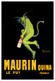 Maurin Quina reproduction procédé giclée par Leonetto Cappiello
