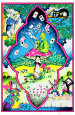 Wonderland Blacklight Poster