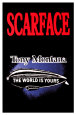 Scarface Blacklight Poster