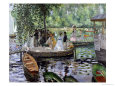 La Grenouillere, 1869 Giclee Print by Pierre-Auguste Renoir
