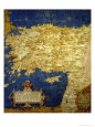 Map of Sixteenth Century Turkey, from the Sala Delle Carte Geografiche