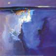 Arte abstracto violeta (arte decorativo) Pósteres