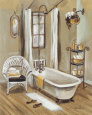 French Bath XI Reproduction d'art par Silvia Vassileva