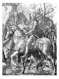 The Knight, Death and The Devil , c.1514 Reproduction d'art par Albrecht Dürer