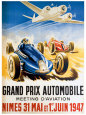 Grand Prix Automobile Nimes Giclee Print by Geo Ham