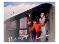 French Alps Railway, Ski Giclee Print