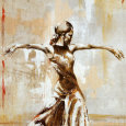 Flamenco I Lámina por Monica Galvan