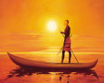 Ocean's Spell Reproduction d'art par Leon Wells