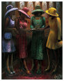 Sunday Conversation Art Print by Lonnie Ollivierre