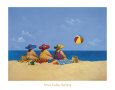 Three Ladies Sunning Reproduction d'art par Michael Paraskevas
