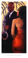 Sax Seduction Lámina por Monica Stewart