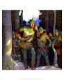 Robin Hood Art Print by Newell Convers Wyeth