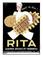 Belgium Rita Waffle Bisquit Giclee Print