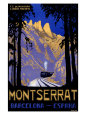 Montserrat Barcelona Spain reproduction procédé giclée