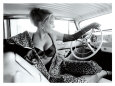 Pin-Up Girl: Hot Rod Leopard Giclee Print by David Perry