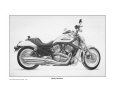 Harley Davidson Motorcycle Giclee Print by David Carlile