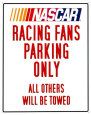 Nascar Parking Blechschild