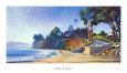 Stairs to the Beach Art Print by Hank Pitcher