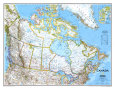 Maps of Canada Posters