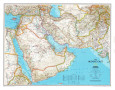Map of Afghanistan, Pakistan and the Middle East