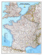 Maps of France Posters