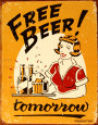 Free Beer Blikskilt
