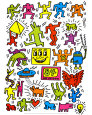 Untitled, 1984 Lámina por Keith Haring