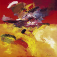 Yellow and Red Lámina por Pascal Magis